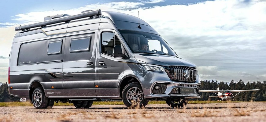 Obytný Mercedes-Benz Sprinter „Schumacher Edition“ vám bude hovoriť pane za 310 000 eur