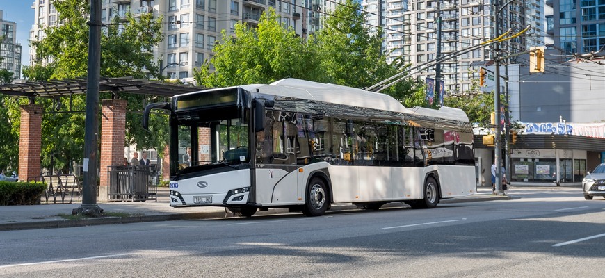 Kráľom trolejbusov je Solaris. Začal ich dodávať už aj do Kanady