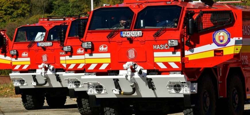 Nové hasičské špeciály Tatra Titan mieria do troch slovenských miest. Všetky majú zvýšenú odolnosť